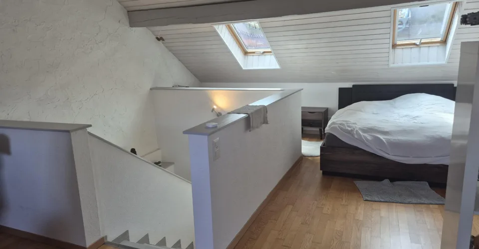 Appartamento di tre e mezzo locali al terzo piano in duplex