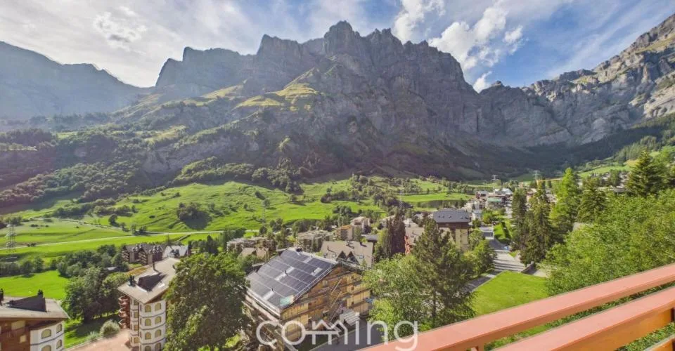 Sonnige 2.5 Zimmer-Dachwohnung in Leukerbad mit Bergsicht – photo 12 sur 26