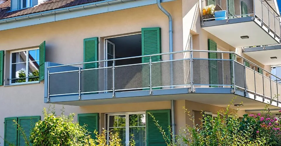 Appartement de 2.5 pièces au 1er étage avec balcon à Villeneuve