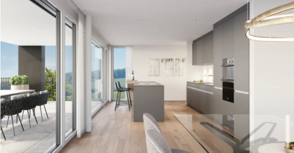 Neubauprojekt: 4.5-Zimmer-Erdgeschosswohnung in Untereggen – photo 14 sur 20