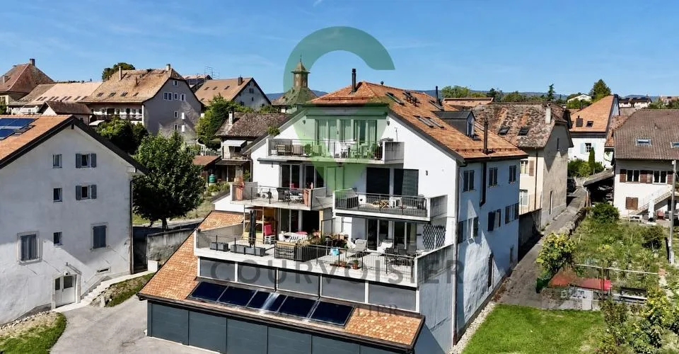 Bello appartamento di 3,5 locali con grande terrazza, a pochi minuti da Morges