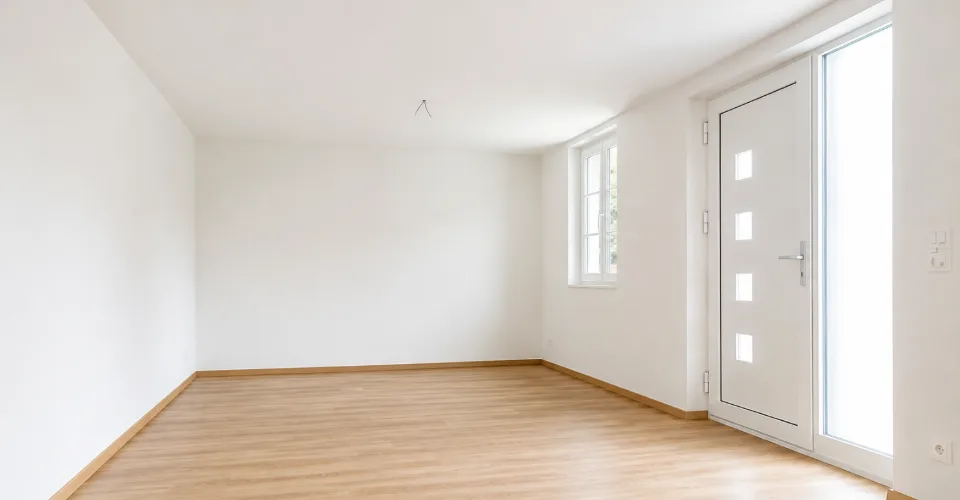 Gemütliches Zuhause mit eigenem Sitzplatz und Waschturm