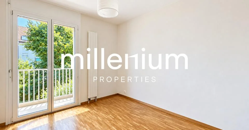 Appartement familial avec balcons au cœur de Bernex