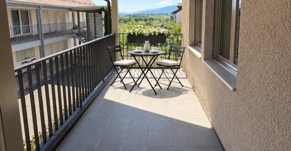 A louer - Appartement de 4 pièces avec balcon à Genolier