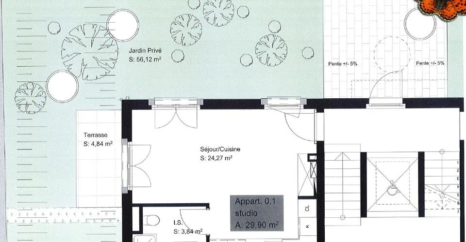 Studio à Châtel-St-Denis - avec un grand jardin !