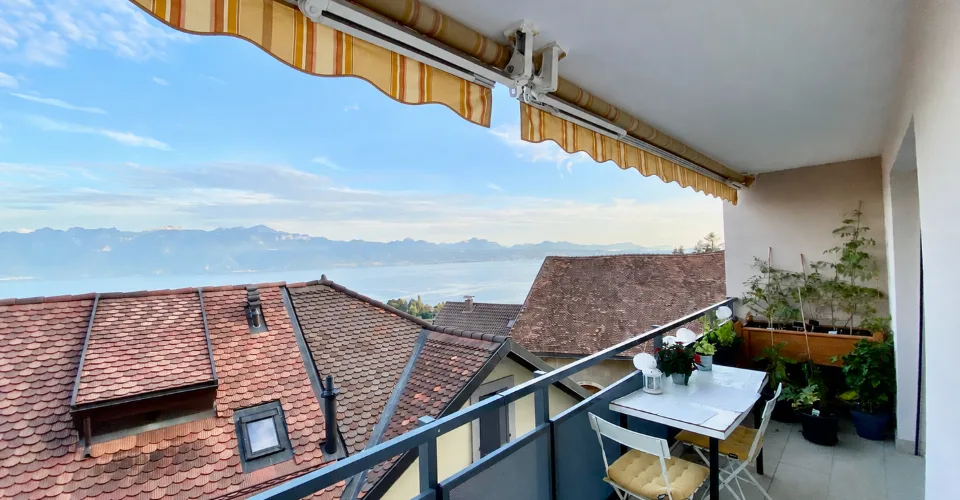 SPACIEUX 3.5 PIÈCES AVEC VUE LÉMAN, BELMONT-SUR-LAUSANNE