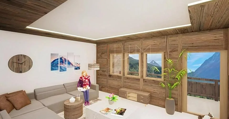 Evolène, neue Gartenwohnung mit 4,5 Zimmern, 85 m² nach Süden ausgerichteter Garten – Foto 11 von 15