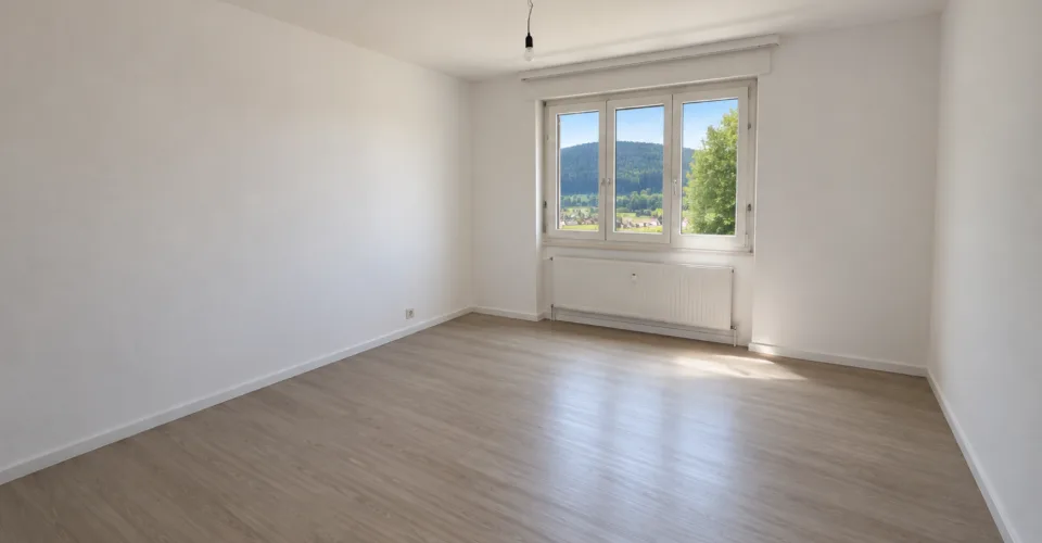 Tramelan, lovely 3.5-room apartment on the 2nd floor with balcony and open view