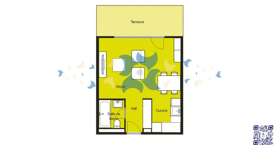 À LOUER : Studio rénové avec accès direct aux bains thermaux - Les Sources - Ovronnaz, Valais