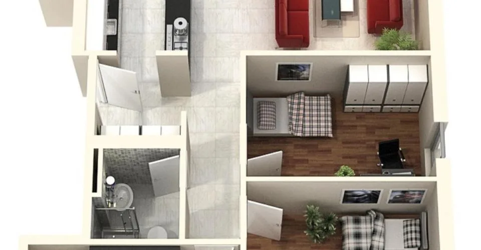4 ½ PIECES - Residential area!