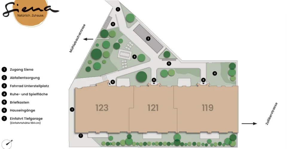 3.5-Zimmer-Wohnung mit Garten im Seefeld / Neubau / Zürich – Foto 17 von 17