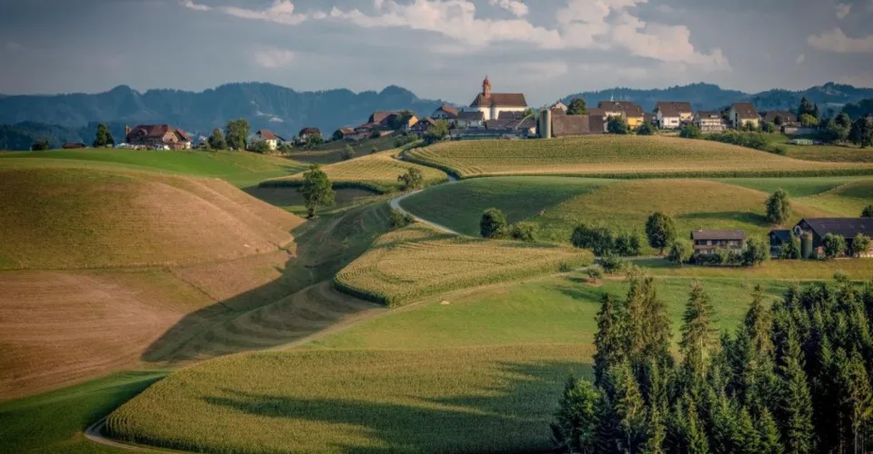 Maison individuelle moderne en construction dans un environnement naturel – photo 18 sur 23