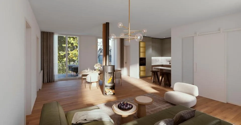 Helle 3.5-Zimmer-Erdgeschosswohnung mit Balkon (EG Saal) – Foto 10 von 13