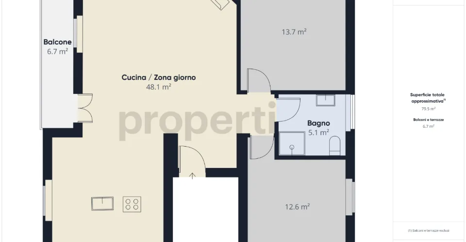 Elegante multiplex-house 10.5 locali con balcone, Acquarossa – foto 21 di 22