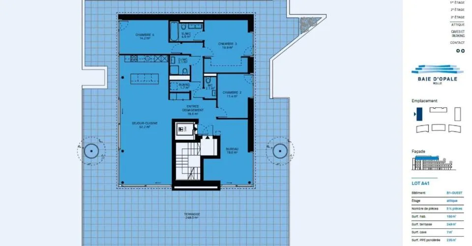 Magnifique attique neuf de 5.5 pièces – Rooftop exclusif à 360° – Foto 12 von 23
