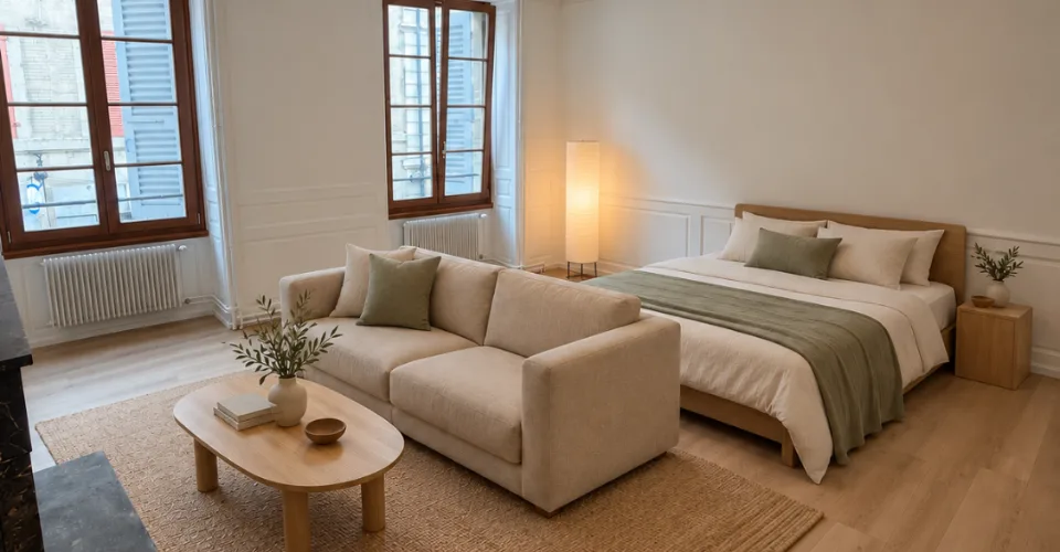 A louer - Elégant studio au coeur de Nyon