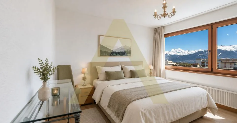 Magnifique Duplex au centre de la station avec vue panoramique – Foto 5 von 13