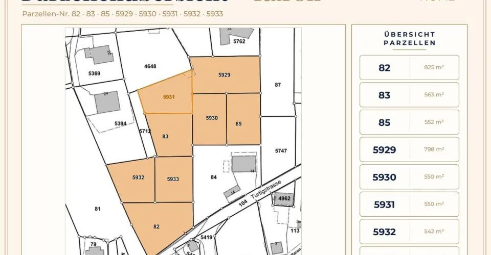 8 Bauparzellen mit rund 4'900 m² Gesamtfläche in Raron – photo 2 sur 2