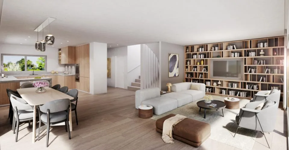 NOUVEAU PROJET DE 6 VILLAS FAMILIALES À THIERRENS AVEC JARDINS ! – photo 6 sur 15