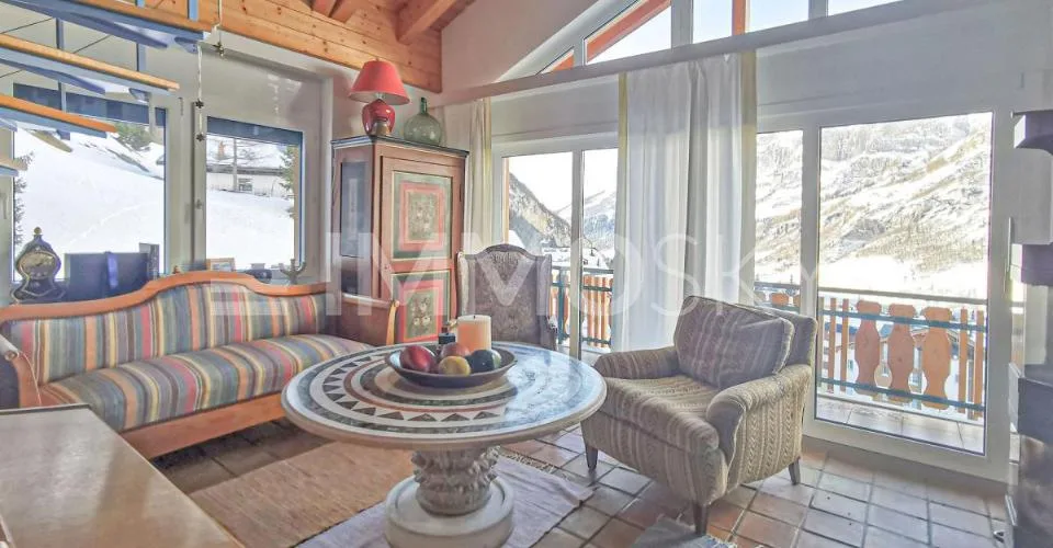 VIRTUAL TOUR Holiday apartment with a view in Leukerbad – photo 11 of 14