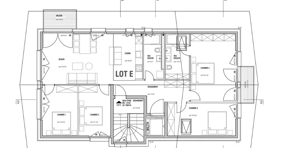 5.5 Zimmer Attikawohnung in Les Paccots – Foto 11 von 11
