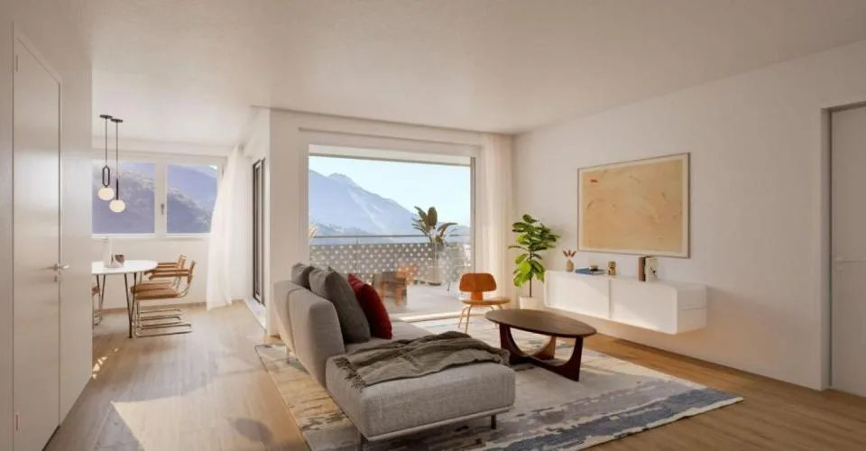 Neubauprojekt Sänder - 3.5- und 4.5-Zimmer-Eigentumswohnungen in Niedergesteln – Foto 3 von 5