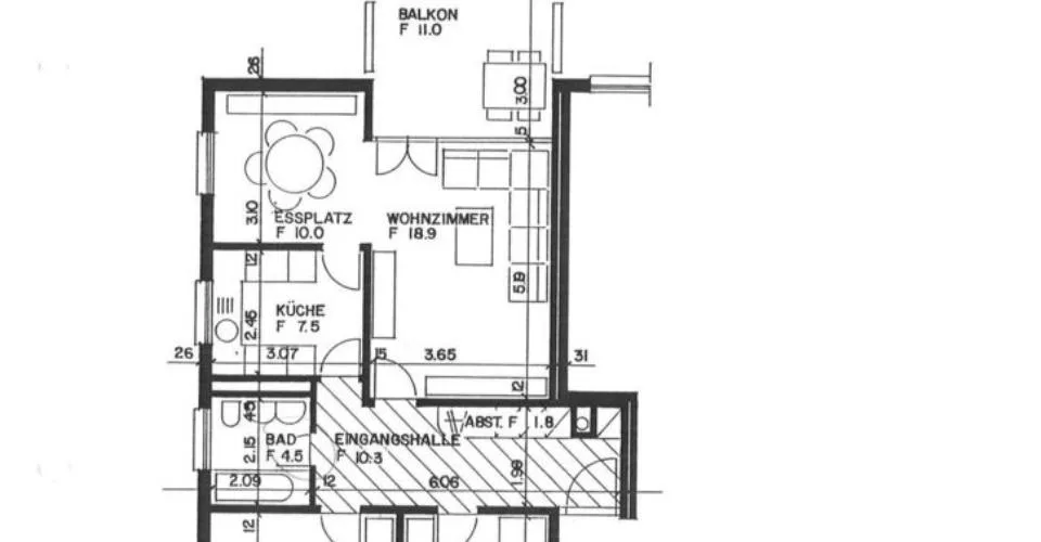 3.5 Zimmer-Wohnung in Weinfelden nahe Thur