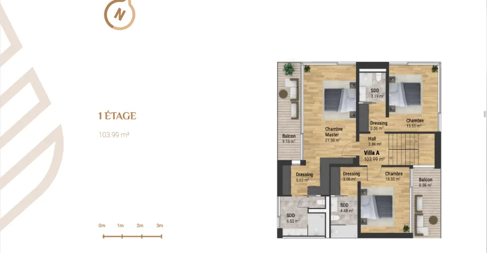 CASTANEA PARC : QUAND LUXE ET SÉRÉNITÉ NE FONT QU'UN ! VILLA AKÈNE – photo 11 sur 12