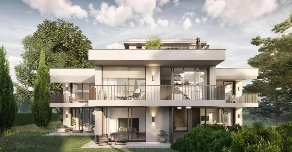Résidence Elisabeth: Penthouse d'exception avec vue sur le lac et les Alpes – photo 2 sur 10