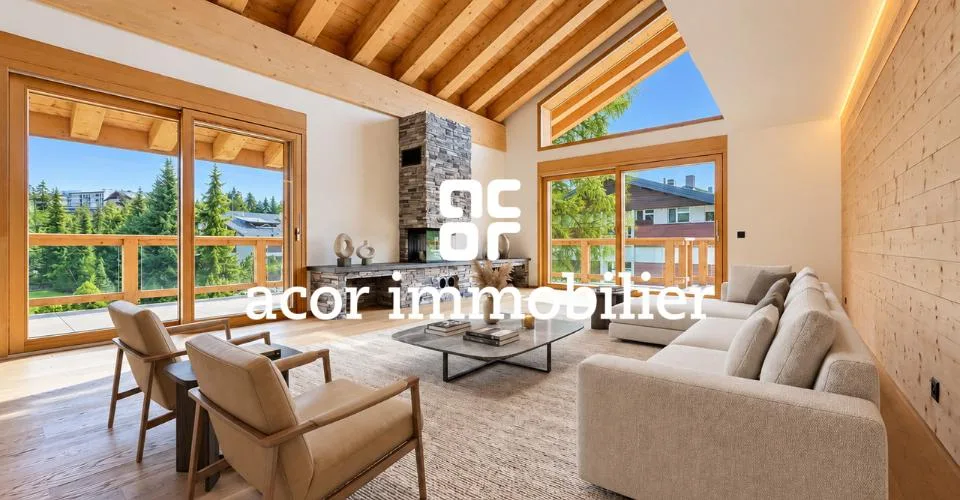 CRANS – DUPLEX NEUF DE 282 M² – RÉSIDENCE PREMIUM AVEC SPA & WELLNESS – Foto 6 von 13