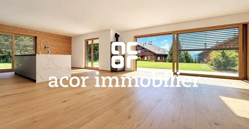 CRANS-MONTANA - 4,5 PIÈCES NEUF DE 223 M² - IMMENSE TERRASSE & JARDIN – foto 8 di 13