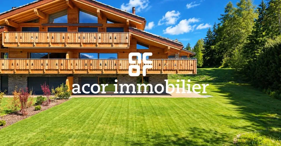 CRANS-MONTANA - 4,5 PIÈCES NEUF DE 223 M² - IMMENSE TERRASSE & JARDIN – foto 3 di 13