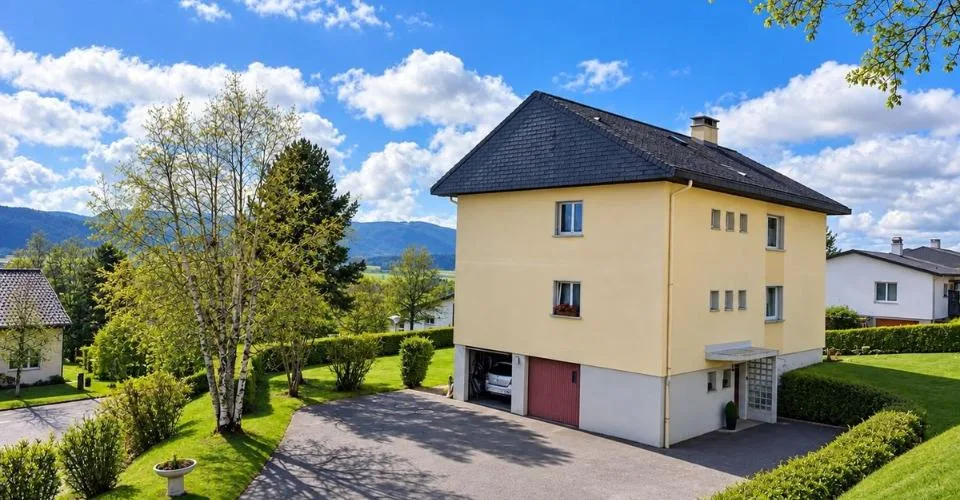 Casa indipendente composta da due appartamenti con grande giardino e due garage – foto 3 di 13