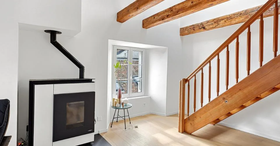 Triplex rénové dans une bâtisse de 1865, à 10 min de Morges – foto 8 di 26