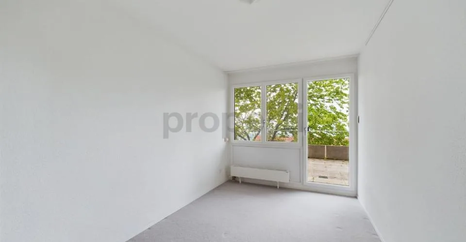 Panoramablick und 90 m² Balkon - Vue panoramique et balcon de 90 m²