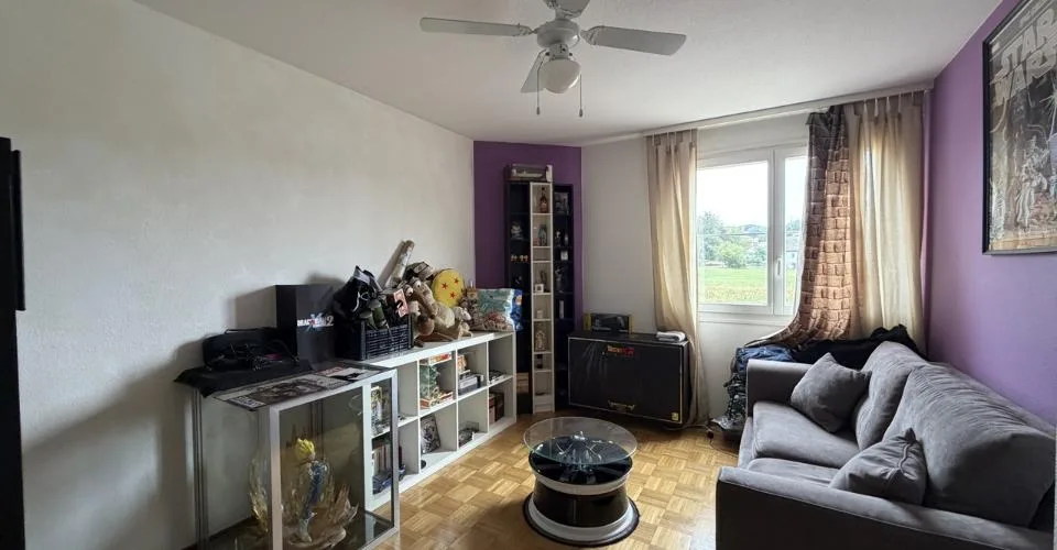 Bel appartement avec jardin et jacuzzi à Bottens