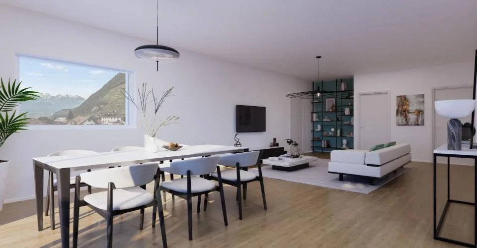 Mehr als 4 Apartments! Neue Wohnungen im Herzen von Ollon – Foto 9 von 13