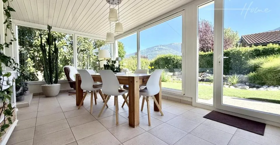 VETROZ, wunderschöne Villa mit Charakter in absoluter Ruhe - Pool – Foto 4 von 12