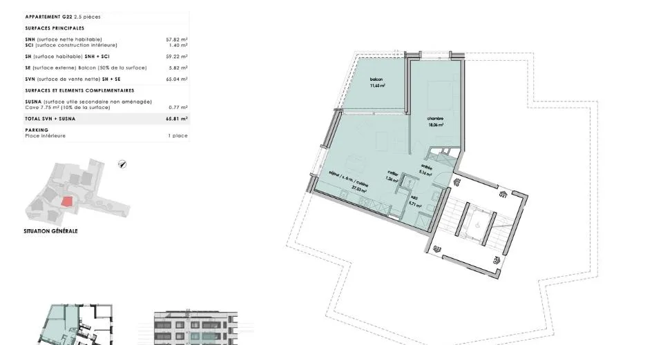 2.5 Zimmer Wohnung in Payerne – foto 4 di 4