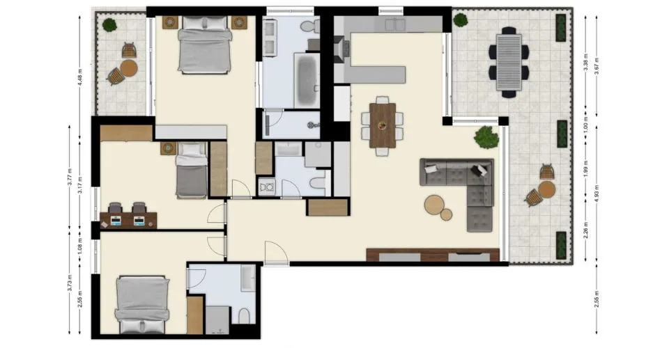 Appartement de standing 4,5 pièces au Domaine des Perrières, Coppet – photo 11 sur 12