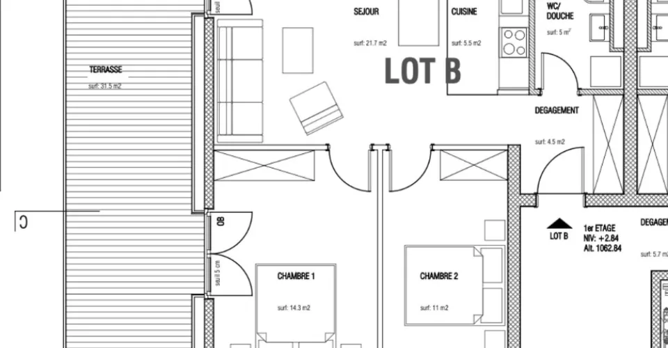 CHALET 1909 - LOT B - 3,5 locali con giardino – foto 6 di 8