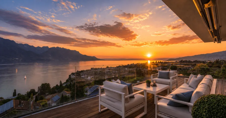 4.5 Zimmer Attikawohnung in Montreux – Foto 13 von 24