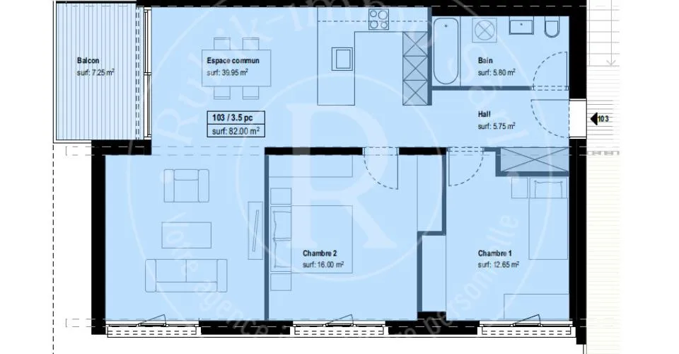 Nouveau projet de construction de 10 logements à Berlens – Foto 4 von 4