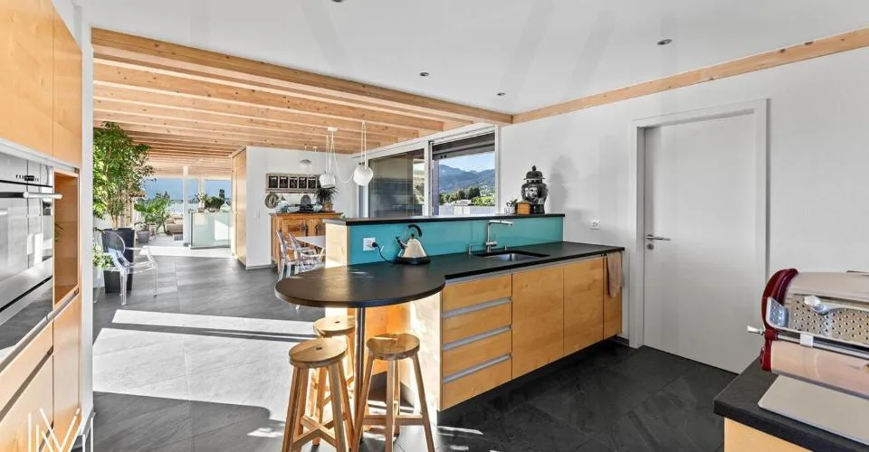 EXCEPTIONAL 7.5-ROOM DUPLEX PENTHOUSE - Between heaven and earth? 360° panoramic view in the heart of Bulle – photo 28 of 33