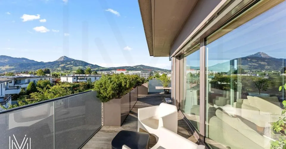 EXCEPTIONAL 7.5-ROOM DUPLEX PENTHOUSE - Between heaven and earth? 360° panoramic view in the heart of Bulle – photo 24 of 33