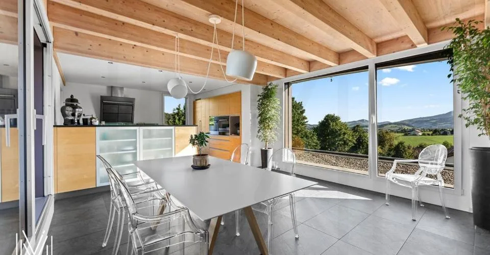 EXCEPTIONAL 7.5-ROOM DUPLEX PENTHOUSE - Between heaven and earth? 360° panoramic view in the heart of Bulle – photo 22 of 33