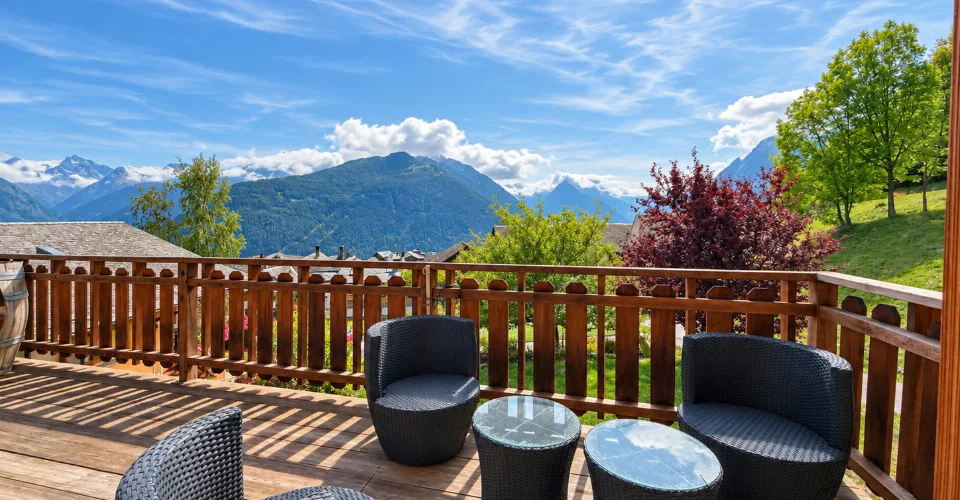 Paisible chalet à Levron de quatre chambres avec vues spectaculaires sur la vallée – Foto 7 von 13