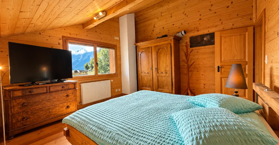 Paisible chalet à Levron de quatre chambres avec vues spectaculaires sur la vallée – Foto 12 von 13