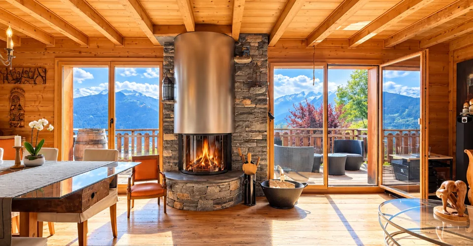 Paisible chalet à Levron de quatre chambres avec vues spectaculaires sur la vallée – Foto 5 von 13