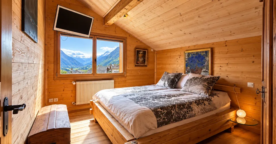 Paisible chalet à Levron de quatre chambres avec vues spectaculaires sur la vallée – Foto 13 von 13